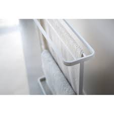Average rating:0out of5stars, based on0reviews. Yamazaki Tower Bath Towel Hanger White Black By Design