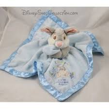 Doudou Plat Lapin Pan Pan Disney Store Satin Bleu Thumper And This Woodland Friends Doudou Magasins Disney Disney