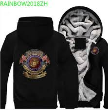 2019 2019 American Size Usmc Eagle Anchor Mens Hoodie Jacket Mens Sweatshirt Autumn And Winter Thick Wool Warm Streetwear From Tianlangstar 66 37