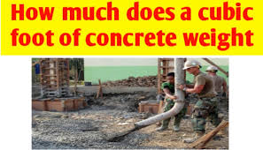 It is defined as the volume of a cube with sides of one foot (0.3048 m) in length. How Much Does A Cubic Foot Of Concrete Weight Civil Sir