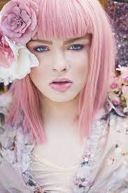 Pink Hair 50 Best Hairstyles Rose Pink Hair Floral Hair Rainbow Hair