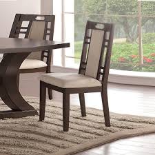 Dining chairs inspired from iconic designers. Rubber Wood Dining Chair With Cushion Back And Seat Set Of 2 Brown Dining Chairs Upholstered Dining Chairs Upholstered Side Chair