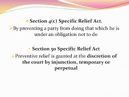 Specific reliefs that the act provides for. Prepared By Norazla Abdul Wahab Ppt Download