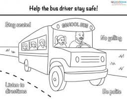 Bus Safety Printables Lovetoknow