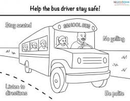 Safety starts long before you climb on the bus. Bus Safety Printables Lovetoknow
