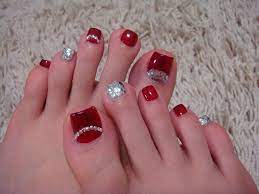 Los rellenos o volúmenes, muchas veces encontrados en las plantillas de los zapat o s, deforman los pies en crecimiento. Pin By Yaz On Unas Navidenas Darling Pretty Toe Nails Cute Toe Nails Toenail Art Designs