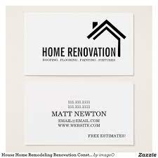 House Home Remodeling Renovation Construction Business Card Zazzle Ca Construction Business Cards Remodeling Business Home Remodeling
