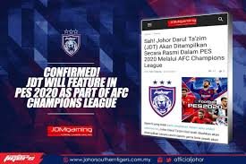 In 2014, jdt gained their first major honour by winning the national league during the first. Johorsoutherntigers On Twitter Johor Darul Ta Zim Fc Will Be The First Malaysian Club To Be Officially Entered Into Any Aaa Rated Football Game Since The Malaysian League Was Featured In Fifa 98 1 2