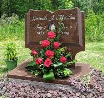 Custom Single Upright Headstone Portfolio — Brown Memorials