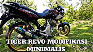 Modif honda tiger 2000 kali ini dilakukan untuk mengubah tampilan menjadi gaya streetfighter atau modif tiger street fighter, modifikasi. Tiger Revo Minimalis Tiger Modifikasi Youtube