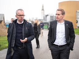 Daniel Günther visits GP JOULE: CEO Ove Petersen presents the renewable  energy company to the Minister President of Schleswig-Holstein