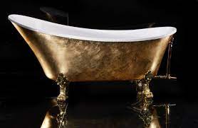 Dopo essere stata per molto tempo soppiantata dalla. Vasca Da Bagno Con Piedini Paris Premium Oro 175 X 74 Cm