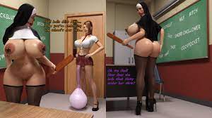 Serge3dx] Nun and Schoolgirl - Hentai Image