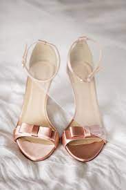 mariagechaussure rose gold mariage, source : Chloe 2015 Chaussure Mariage Chaussures Mariee Chaussures Rose Gold
