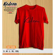L = panjang 70cm , lebar 52cm. Kaos Distro Kalem Desain Limited Edition Shopee Indonesia