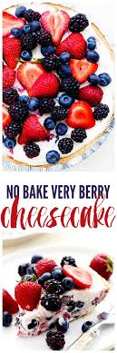 No Bake Very Berry Cheesecake The Recipe Critic Berry Cheesecake Baking Berry Cheesecake Recipes