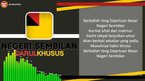 Kumpulan lirik lagu ini adalah hak cipta / hak milik dari pengarang, artis, band dan label musik yang bersangkutan. Lagu Rasmi Negeri Sembilan Youtube