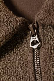 boxy half-zip fleece sweatshirt - Washed Dark Brown | Weekday GB