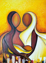 Original Abstract Painting By Priya Prakash Abstract Art On Canvas Family In 2020 Art Abstract African Art Paintings