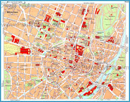 Munich Map Tourist Attractions Tourist Attraction Tourist Travel Finder