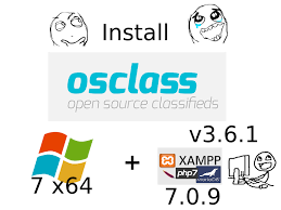 Install Osclass V3 6 1 On Windows 7 X64 Localhost Xampp 7 0 9 Php7 Opensource Php Classifieds Marketplace Co Installation Tutorial Problem Solving