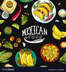 Simpless Pattern Mexican Food Download A Free Preview Or High Quality Adobe Illustrator Ai Eps Pd Mexican Food Recipes Food Illustration Art Mexican Pattern