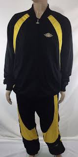 Black And Yellow Jordan Shirt Rare Air Jordan Sweat Jacket Pants Suit Black Yellow Us Men M Etsy Jordan Sweat Jordan Sweat Suits Jordans For Men