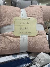 Fabric shows some light general wear, especially at hips. Nicole Miller Pillow Shams Off 62