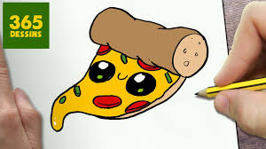 Comment Dessiner Pizza Kawaii Etape Par Etape Dessins Kawaii Facile Destine Dessin Facile A Dessiner Color Dessin Kawaii 365 Dessin Logo 365 Dessins Kawaii