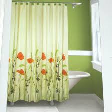 Springmaid Chantal Orange Green Brown Fabric Shower Curtain Target Brown Shower Curtain Fabric Shower Curtains Brown Bathroom