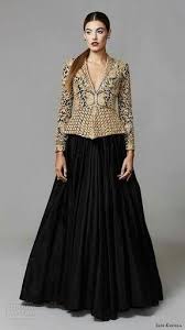 Black And Gold Lehenga Skirt Gold And Black Coat Lehenga Nice Dresses Indian Dresses Fashion Dresses