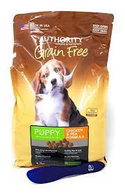 Authority Grain Free Puppy Dry Dog Food Chicken And Pea 5lbs Very Kind Of Your Presence To Have Drop Dry Dog Food Dog Food Recipes Grain Free Puppy Food