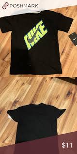 Black And Lime Green Nike Shirt Nike T Shirt Size 4t Black Nike Tshirt Shirt Size Shirts