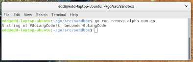 What is an alpha character in a password? Remove All Non Alphanumeric Characters From A String With Help From Regexp Golangcode