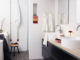 Use a ladder ~ instead of installing a typical metal rack to hold your towels, enlist a ladder made of bamboo (or. Towel Storage Ideas For Small Bathrooms