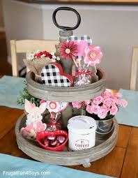 Not everyone likes to go all out for this holiday when it comes to their interior and home décor. Valentine S Day Tiered Tray Decor Frugal Fun For Boys And Girls