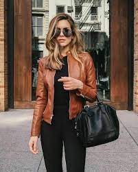 Women S Girls 100 Genuine Soft Lambskin Leather Cropped Etsy Real Leather Jacket Leather Jacket Outfits Jackets For Women