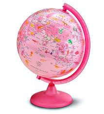 Light Up Animals Around The World Pink Globe Kids Globe Globe Pink