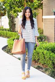 Black And White Striped Heels Outfit How To Wear Colored Shoes Putting Me Together Yellow Shoes Outfit Colorful Shoes Yellow Heels Outfit