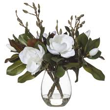 Target / home / home decor / hearth & hand with magnolia : Artificial Magnolia Flower In Claire Vase