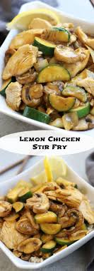 Bright And Citrusy This Lemon Chicken Stir Fry Recipe Is Perfect For A Quick And Healthy Dinner Good By Lemon Chicken Stir Fry Recipes Healthy Dinner Recipes