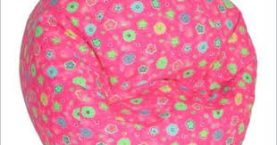 Elite Child Prints Collection Pink Flowers Bean Bag Lounger I Would Buy This For My Living Room If I Won 15 Bean Bag Chair Kids Kids Bean Bags Cool Bean Bags