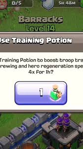 How To Get The Free Training Potion In Clash Of Clans?