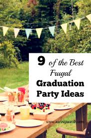 A good looking centerpiece idea shown below is of a black accented tablescape for which the host has placed a beautiful floral cover wrapped tray featuring a personal photo frame of the grad student along with. 9 Of The Best Frugal Graduation Party Ideas Earning And Saving With Sarah