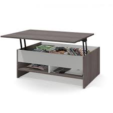 Console table with drawers, tall entryway table with storage, narrow sofa hallway table for bedroom living room, metal frame, multicolor mariaroni $ 142.99 free shipping add to favorites. Bestar Small Space 37 Inch Lift Top Storage Coffee Table Bark Gray White The Home Depot Canada