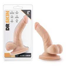 Amazon.com: Blush Dr. Skin - Small 4 Inch Lifelike Realistic Dildo - 1 Inch  Slim - Strap On Compatible Suction Cup for Hands Free Play - Great for Anal  Pegging - Body