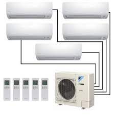 Climatisation, chauffage, déshumidificateur et ventilateur comprend 3 vitesse Climatiseur Reversible Pompe A Chaleur Air Air Multi Split