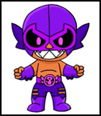 How To Draw Brawl Stars Video Game Characters Drawing Tutorials Cartoons How To Draw Brawl Stars Illustrations Lessons