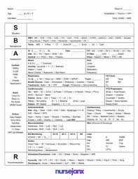 The Best Free Sbar Brain Nursing Report Sheet Templates