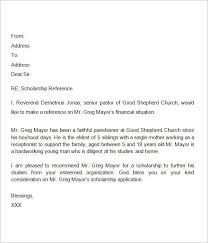 Sample Letter Of Recommendation For Scholarship 10 Free Documents In Word Letter Of Recommendation Academic Reference Letter Reference Letter